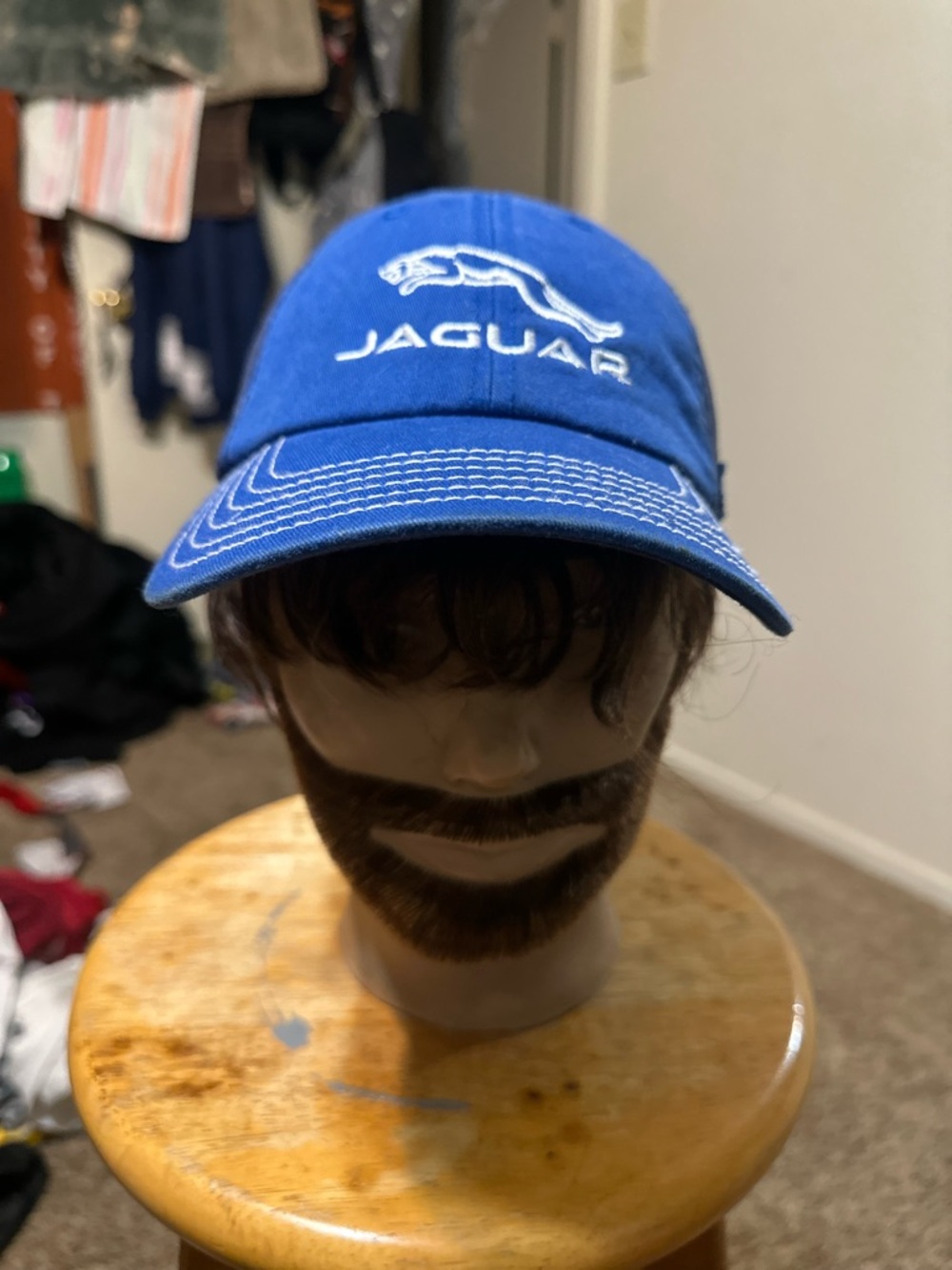 Vintage Reebok Jaguar “triple blue” hat 00s